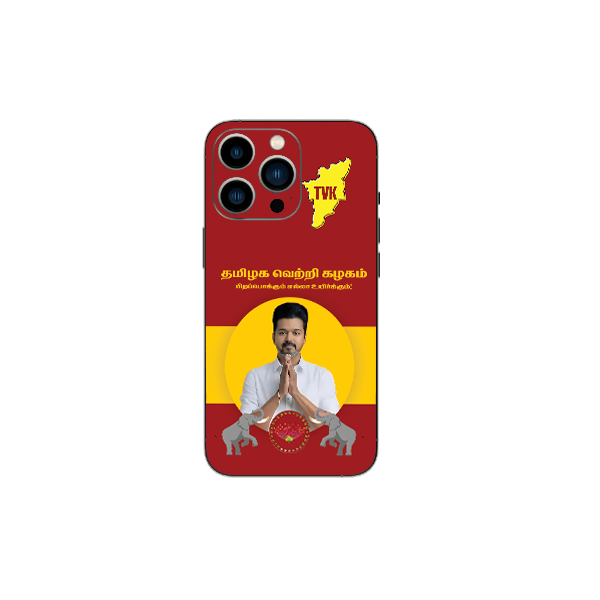 TVK Vijay Mobile back skin