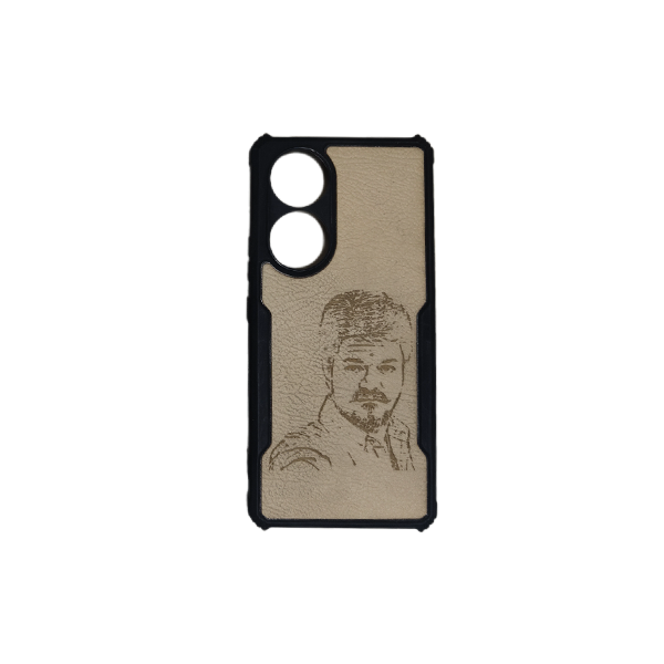 Tvk Vijay leather Engraving
