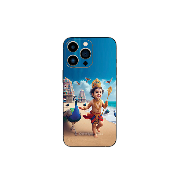 God Murugan Mobile back skin
