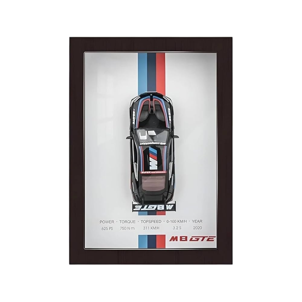 Framed Diecast car
