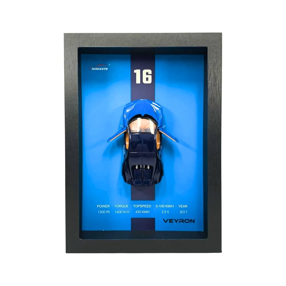 Framed Diecast car