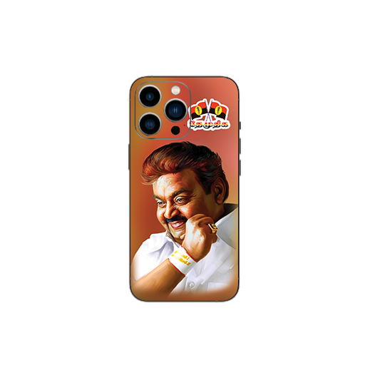 Captain Vijayakandh Mobile back skin