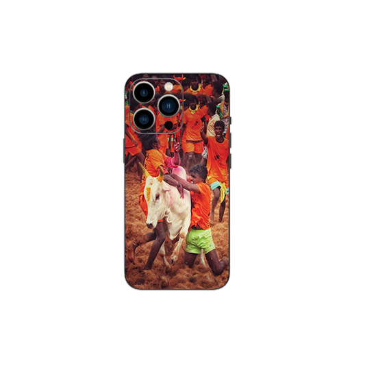 Trending Jallikattu Mobile back skin