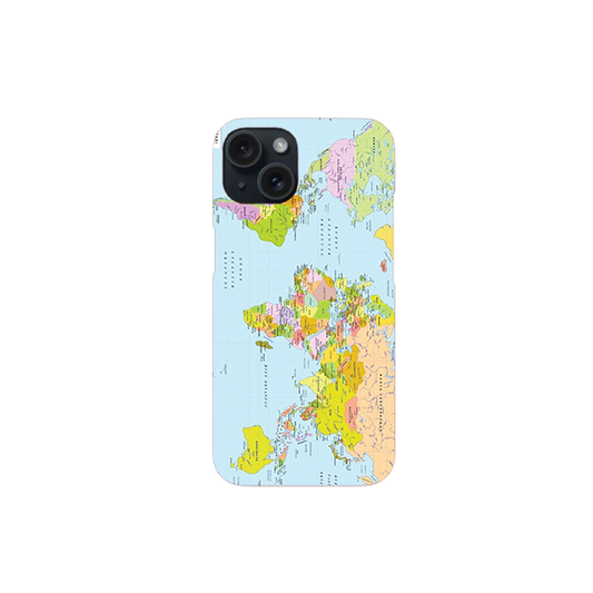 Trending Map Printed  Hard Case