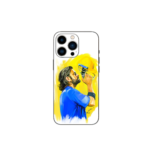 MS Dhoni Mobile back skin